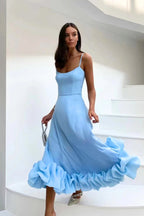 Ruffle Wedding  Dress – Elegant Occasion Dress | Meave & Ivy