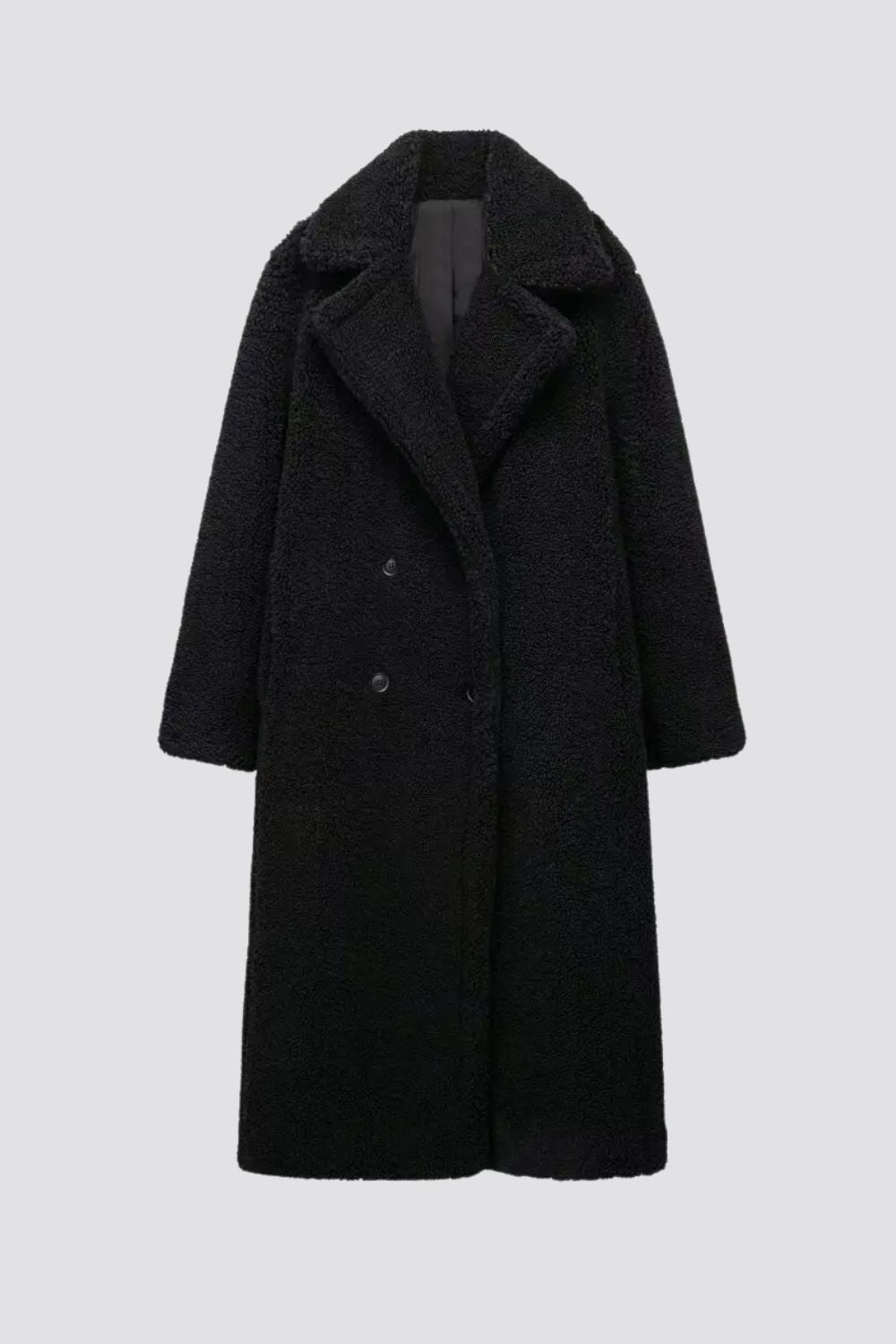 Longline Teddy Coat – Women's Faux Fur Winter Coat