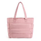 Quilted Tote Bag – Lightweight Padded Shoulder Bag