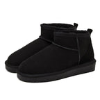 Faux Fur Lined Ankle Boots with Flexible Sole – Warm Winter Booties