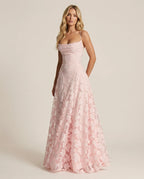 Floral Occasion Dress with Flowing Silhouette