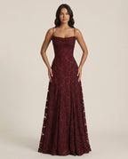 Floral Occasion Dress with Flowing Silhouette