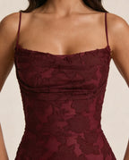 Floral Occasion Dress with Flowing Silhouette
