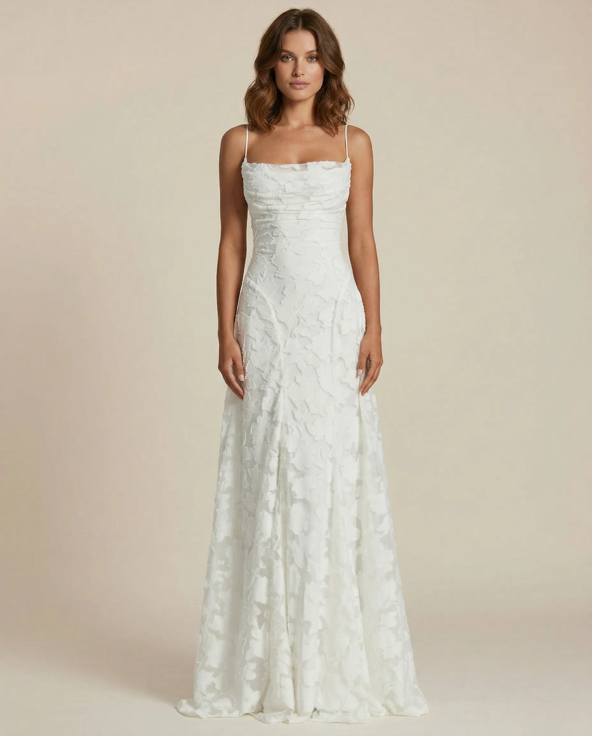 Floral Occasion Dress with Flowing Silhouette