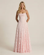 Floral Occasion Dress with Flowing Silhouette