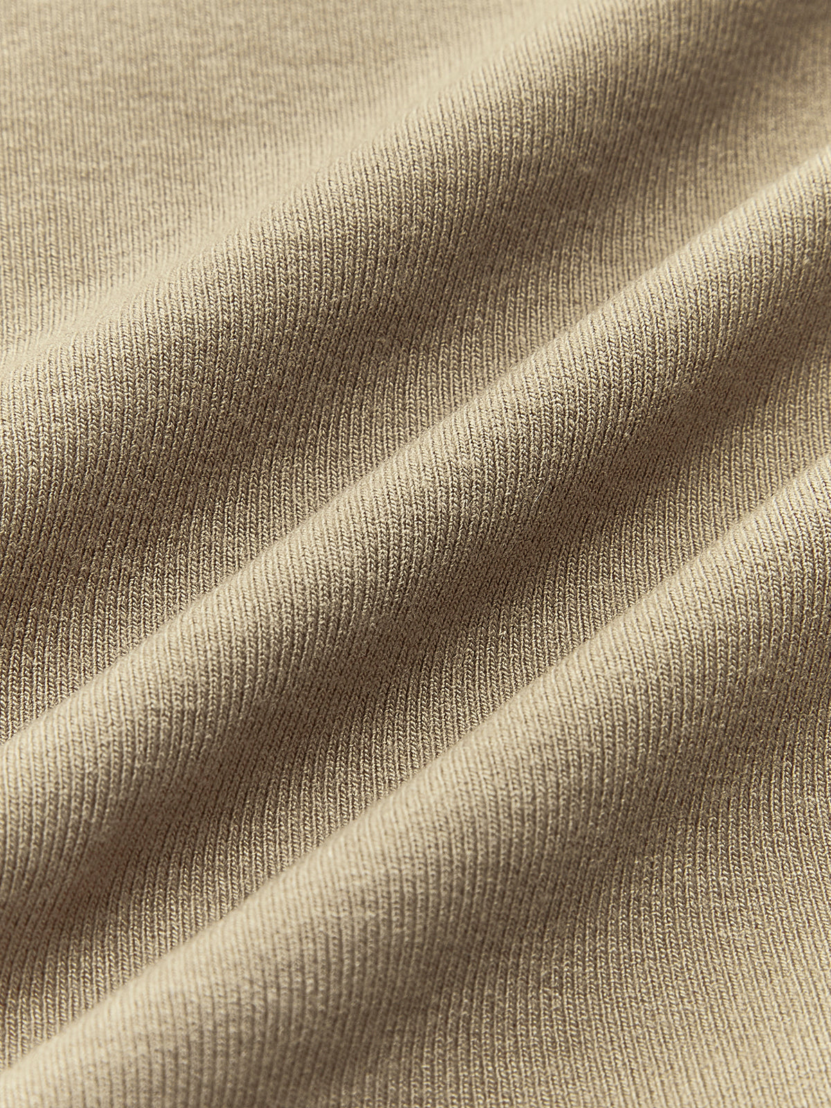Ribbed Asymmetric Neck Long-Sleeve Top