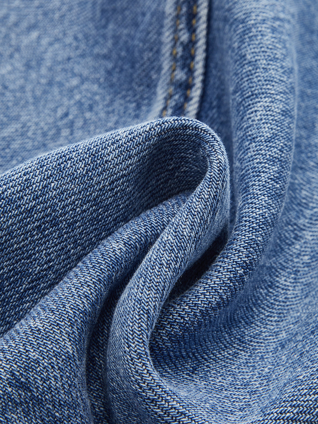 Curved-Leg Jeans - High-Waist Barrel Denim