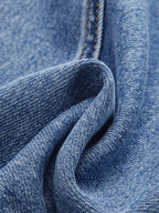 Curved-Leg Jeans - High-Waist Barrel Denim
