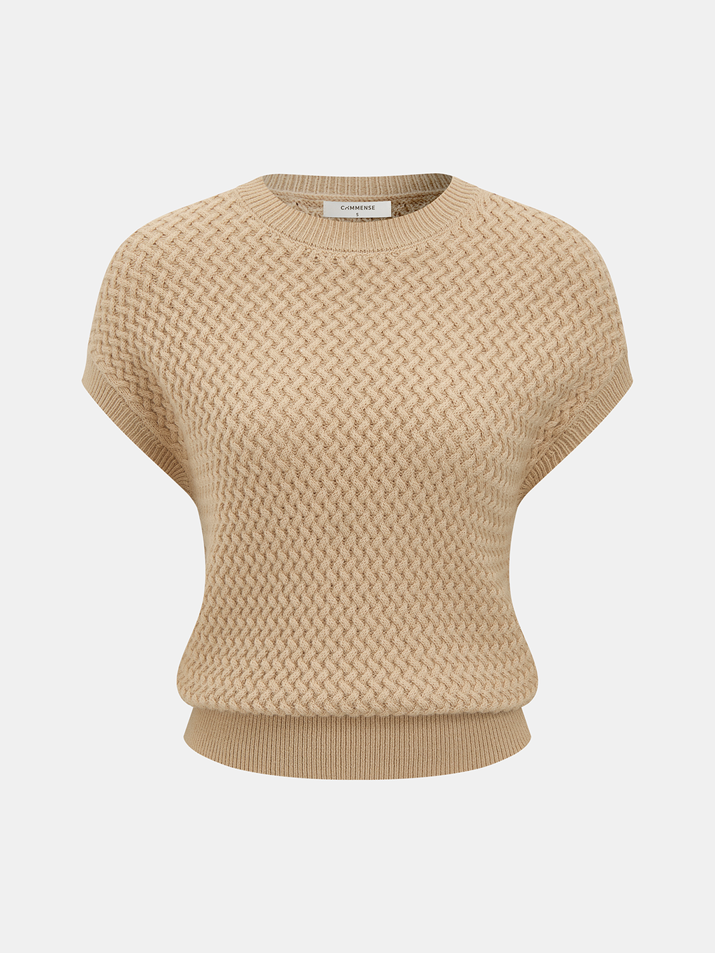 Women's Textured Wool Blend Knit Two-Piece Set