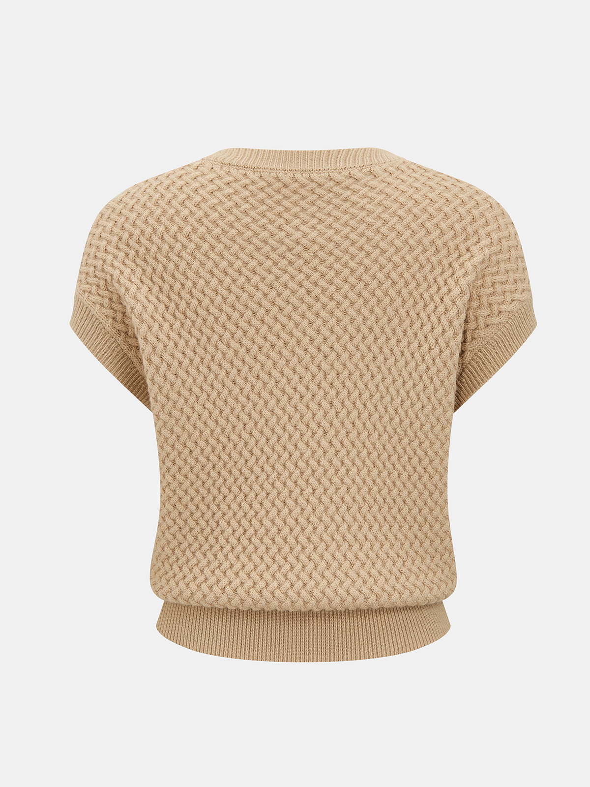 Women's Textured Wool Blend Knit Two-Piece Set