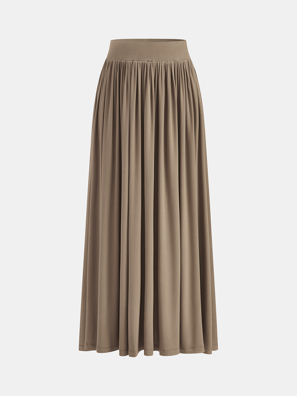 Women's Draped Sleeveless Top and Flowing Maxi Skirt Set