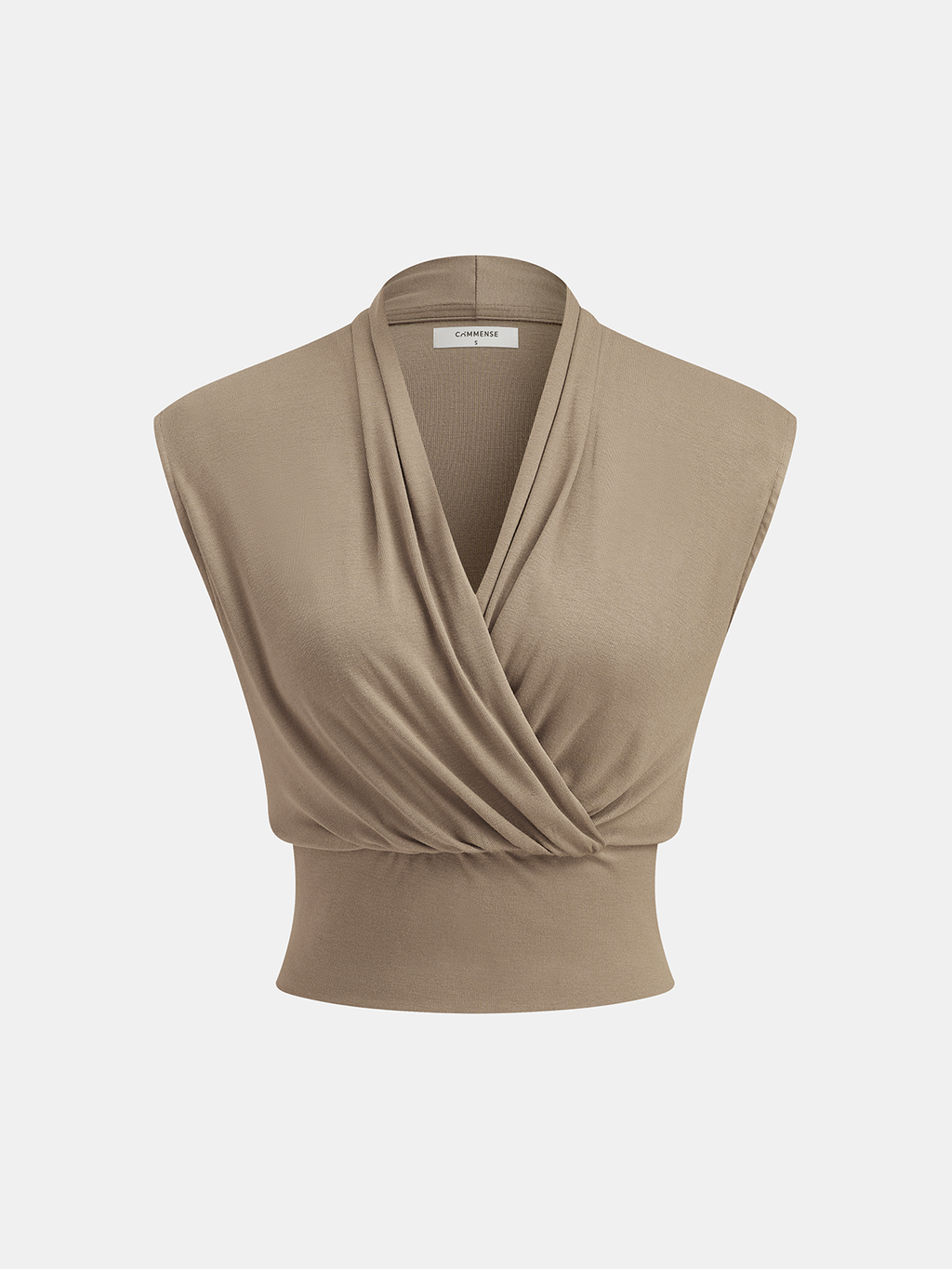 Women's Draped Sleeveless Top and Flowing Maxi Skirt Set