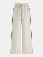 Women's Sleeveless Tailored Waistcoat and Wide Leg Trousers Set