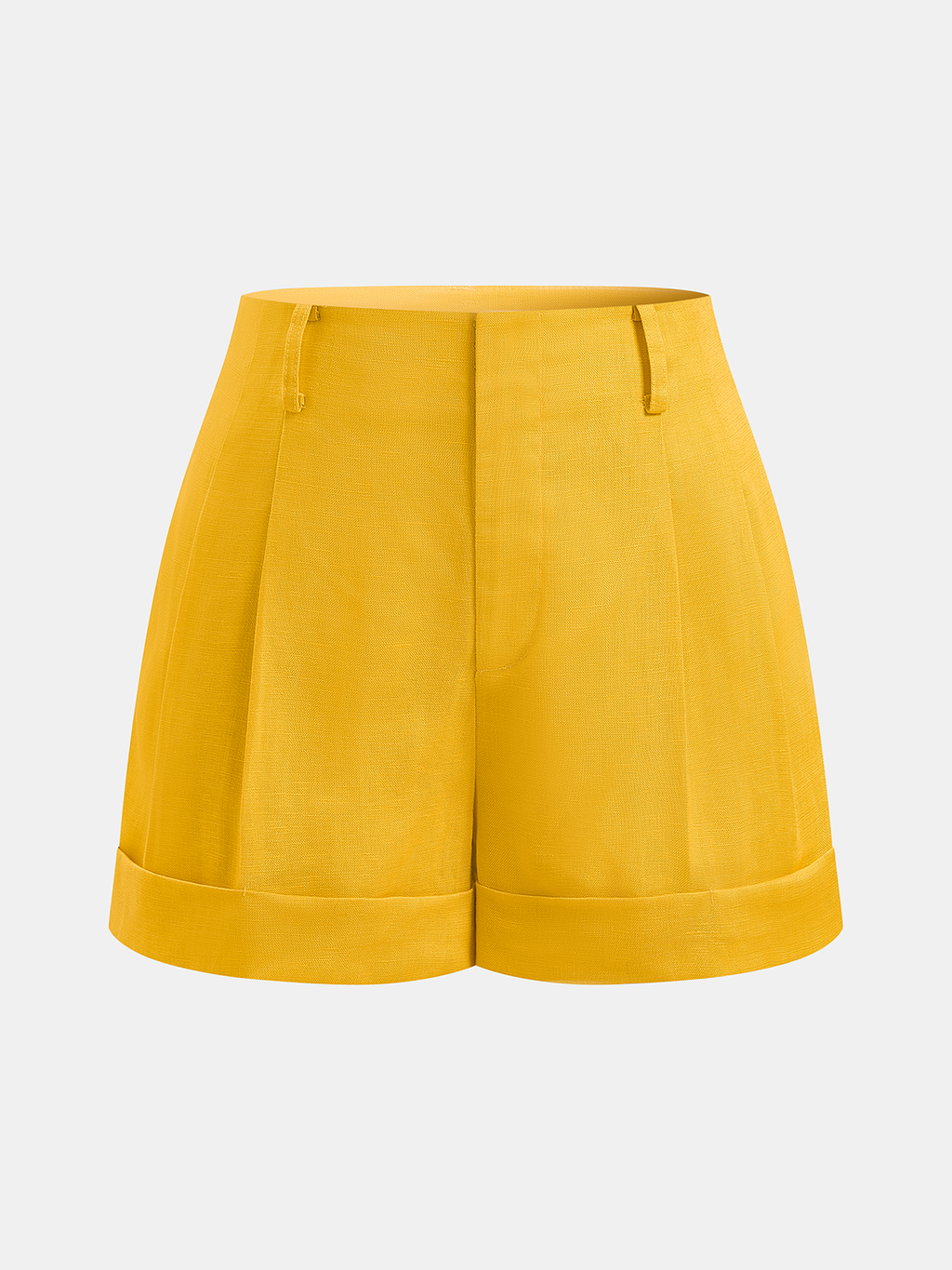 Women's linen-look Blend Halter Waistcoat and Pleated Shorts Set