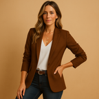Fitted One-Button Slim-Fit Blazer