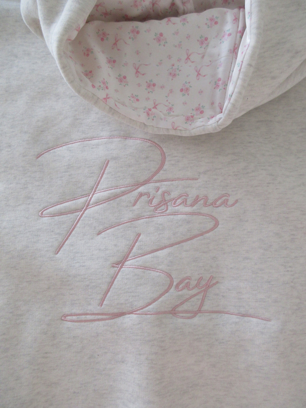 Oversized Hoodie with Bow Detail