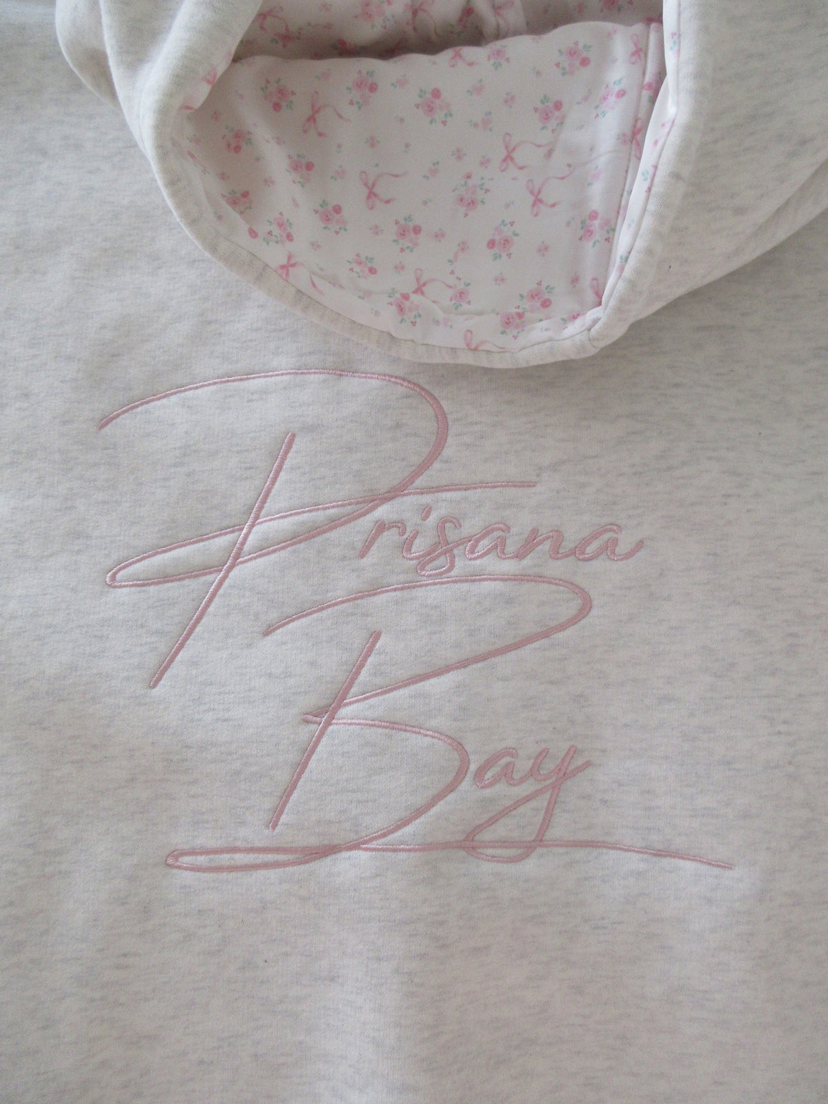 Oversized Hoodie with Bow Detail