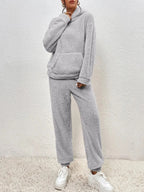 Teddy Fleece Lounge Set – Hoodie and Joggers, 5 Colours