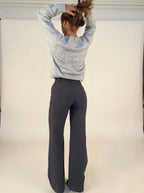High Waist Wide Leg Trousers – Elegant Tailored Trousers