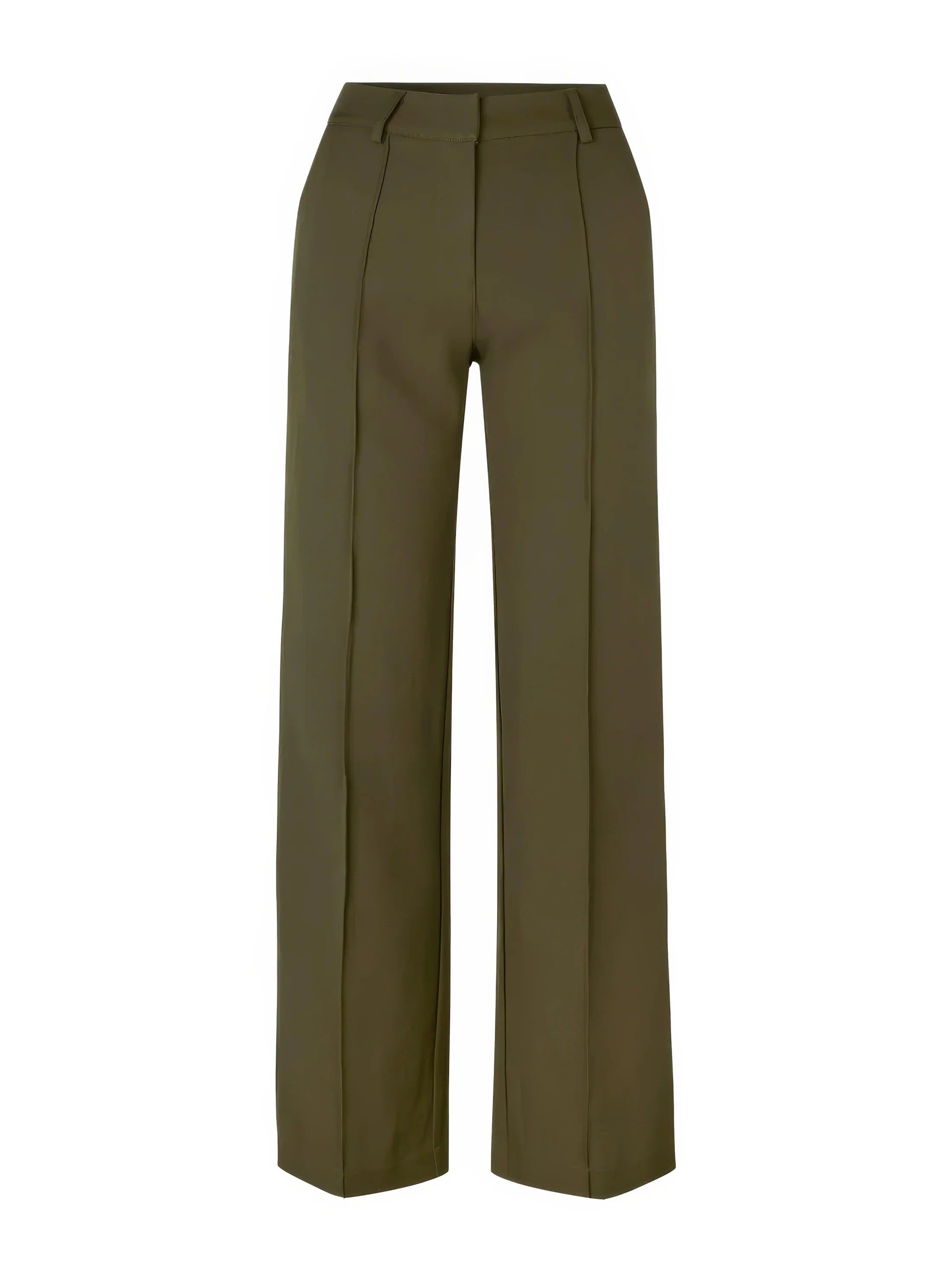 High Waist Wide Leg Trousers – Elegant Tailored Trousers
