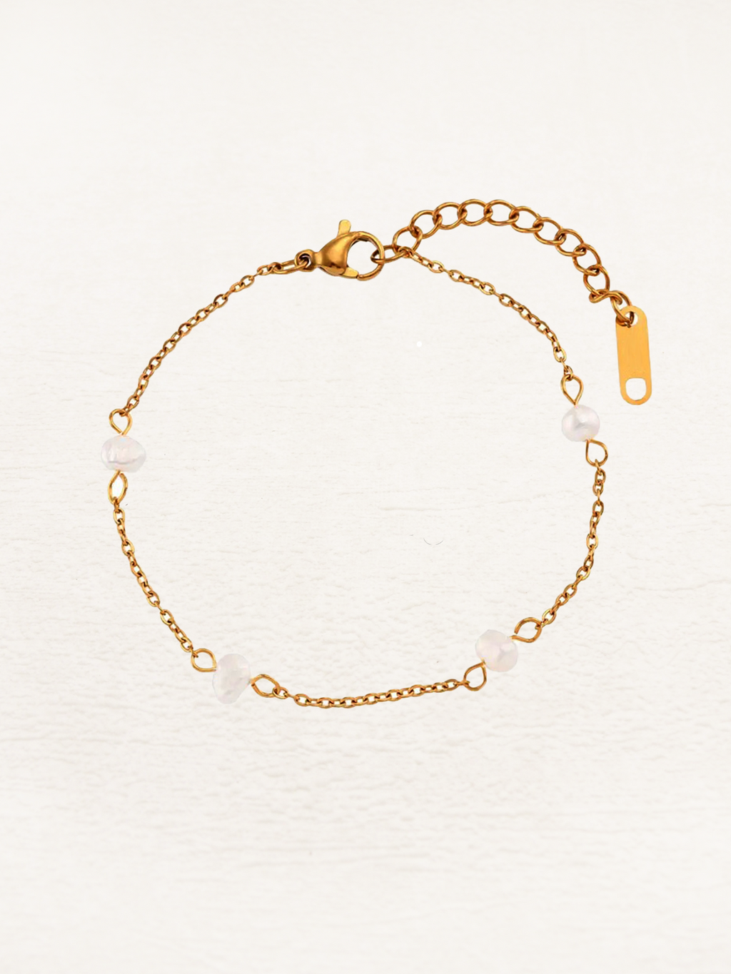 Gold Freshwater Pearl Bracelet – Dainty Real Pearl Bracelet