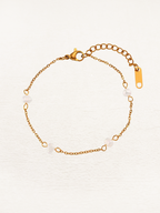 Gold Freshwater Pearl Bracelet – Dainty Real Pearl Bracelet