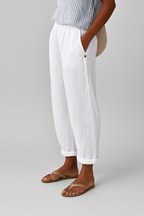 Relaxed Linen Trousers with Side Pockets