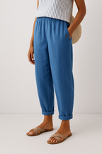 Relaxed Linen Trousers with Side Pockets