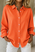 Classic Button-Up Long-Sleeve Shirt