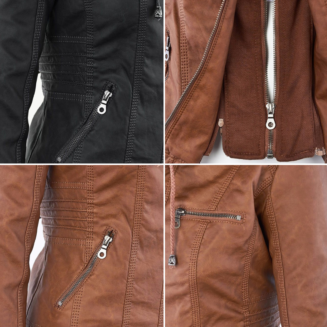 Women's Breathable Jacket – Refined Winter Warmth in Black or Brown