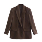 Double-Breasted Structured Blazer
