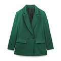 Double-Breasted Structured Blazer