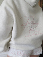 Oversized Hoodie with Bow Detail