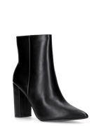 2-in-1 Convertible Knee-High Boots - Black Heeled