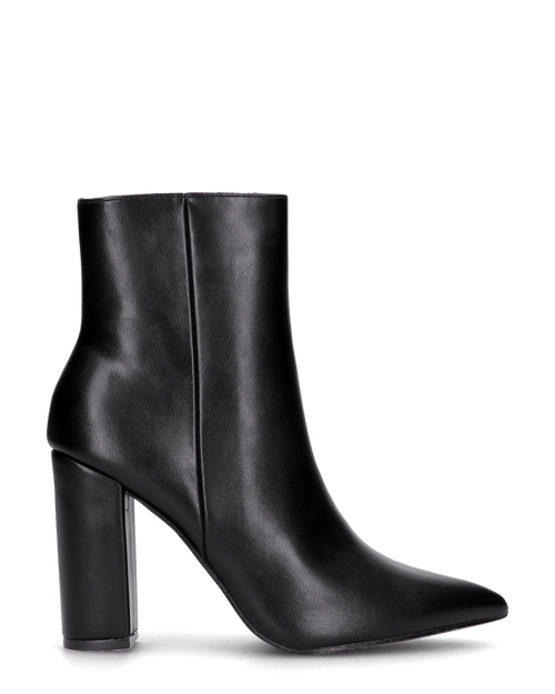 2-in-1 Convertible Knee-High Boots - Black Heeled
