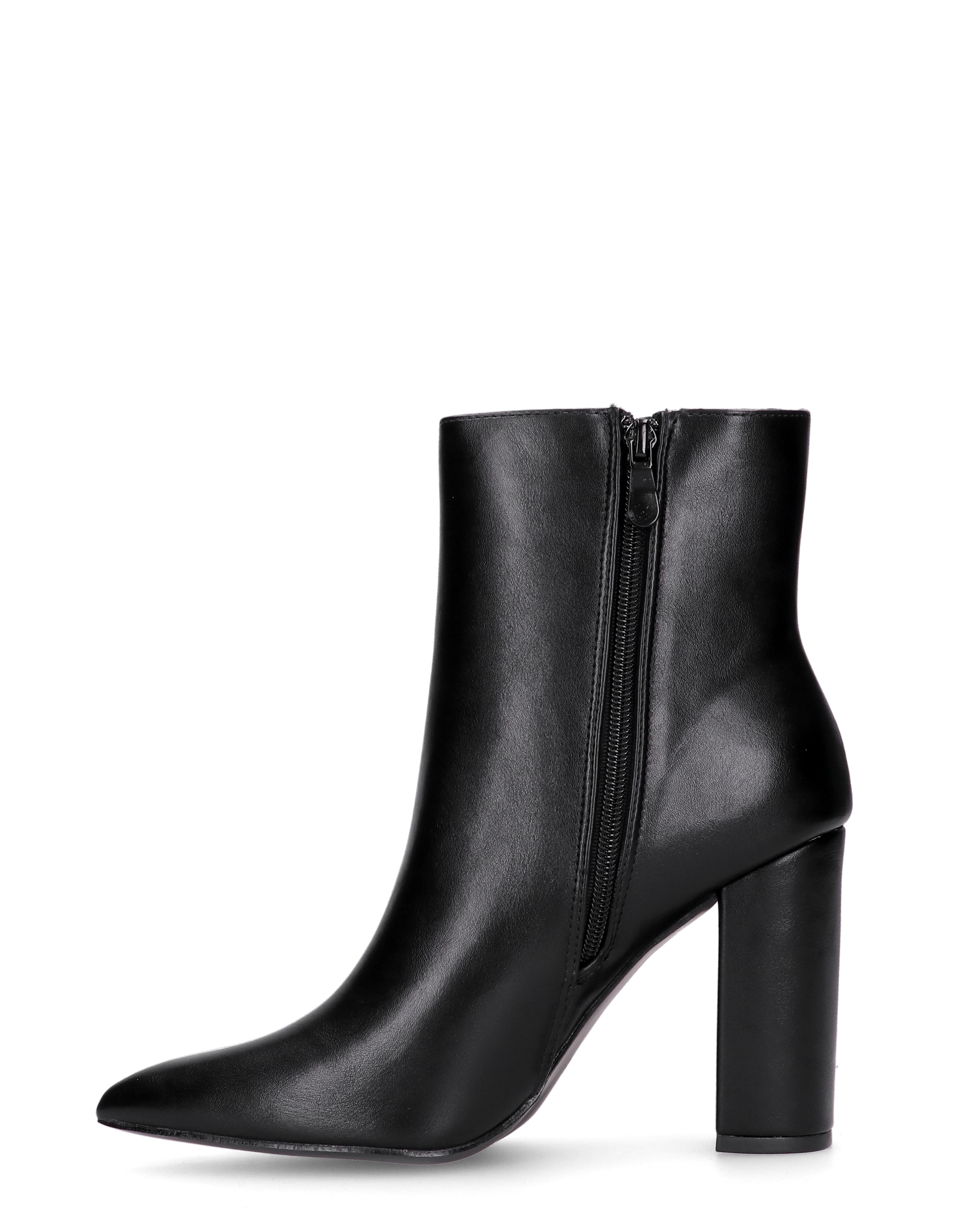 2-in-1 Convertible Knee-High Boots - Black Heeled