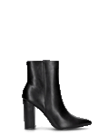 2-in-1 Convertible Knee-High Boots - Black Heeled