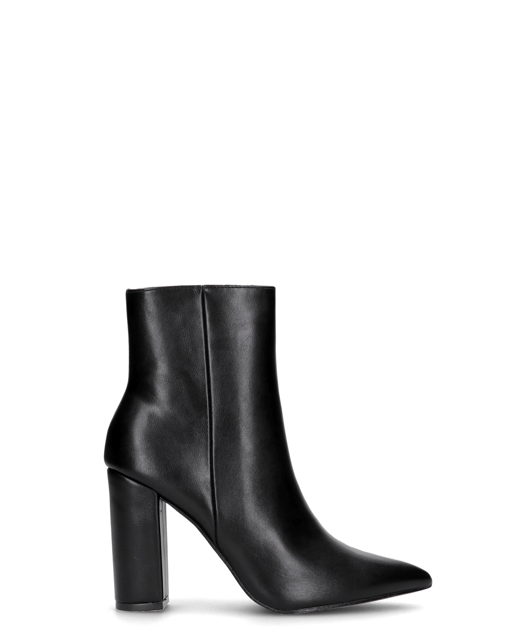 2-in-1 Convertible Knee-High Boots - Black Heeled
