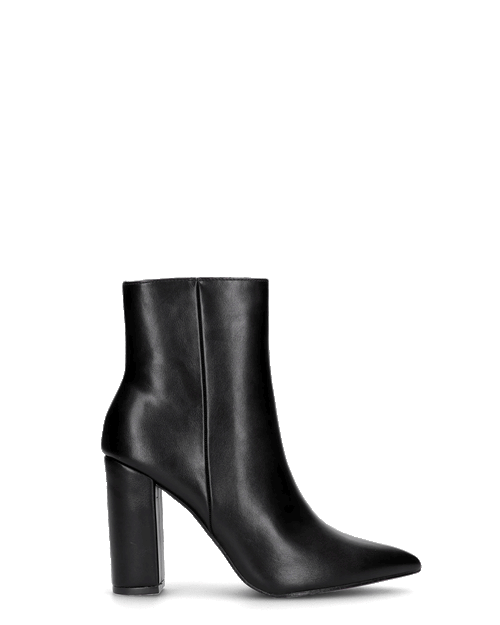 2-in-1 Convertible Knee-High Boots - Black Heeled