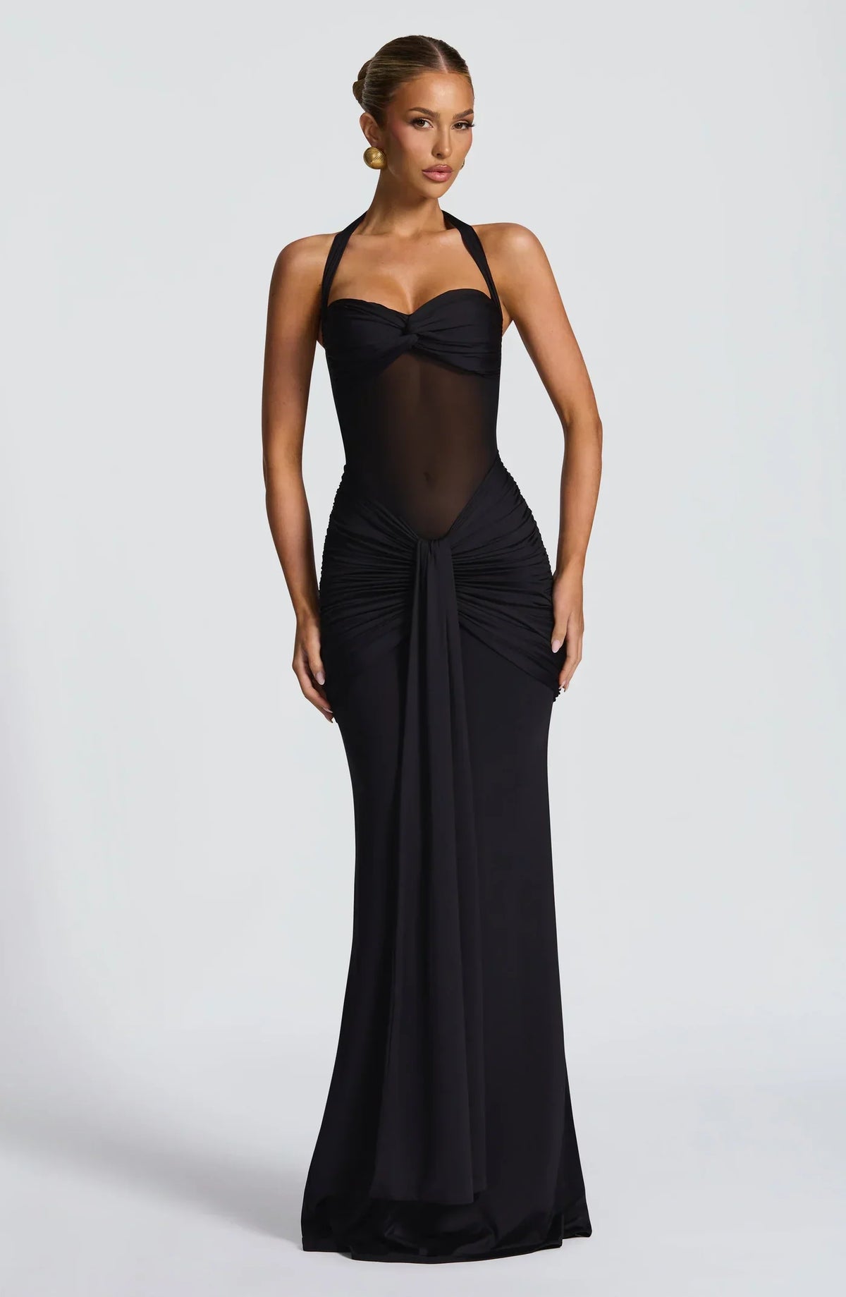Hourglass Evening Dress – Sculpted Fitted Silhouette