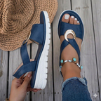 Gold Strappy Sandals – Luxury Metallic Evening Sandal | Meave & Ivy