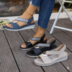 Gold Strappy Sandals – Luxury Metallic Evening Sandal | Meave & Ivy