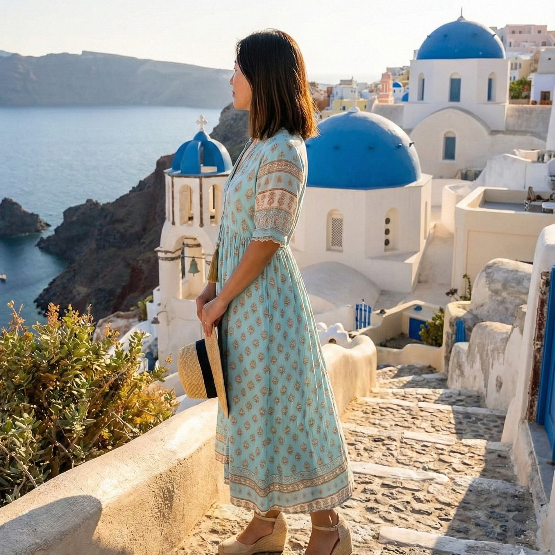 Button-Front Midi Summer Dress – Casual Chic Everyday Dress | Meave & Ivy