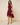Halter Ruffle Flared Midi Dress