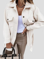 Lightweight Button Jacket – Trendy Layering Jacket in 8 Colours