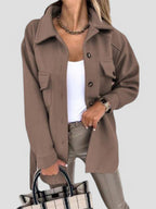 Lightweight Button Jacket – Trendy Layering Jacket in 8 Colours