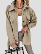 Lightweight Button Jacket – Trendy Layering Jacket in 8 Colours