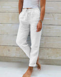 Wide-Leg Linen Trousers - Relaxed Elegant Womens Pants | Meave & Ivy