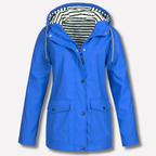 Waterproof Windproof Hooded Jacket – Women's All Weather Coat