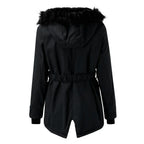 Long Hooded Winter Coat – Warm Padded Longline Jacket